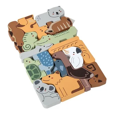 動物スタッキングブロック