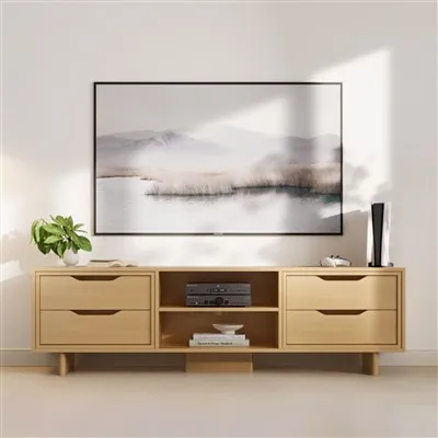 リビングルームのローテレビキャビネット